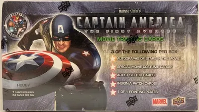 Captain America The First Avenger wax box