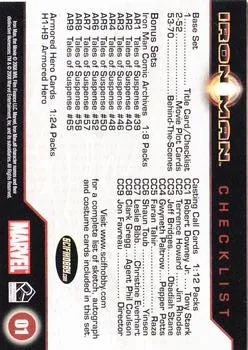 Iron Man - Robert Downey Jr. - back