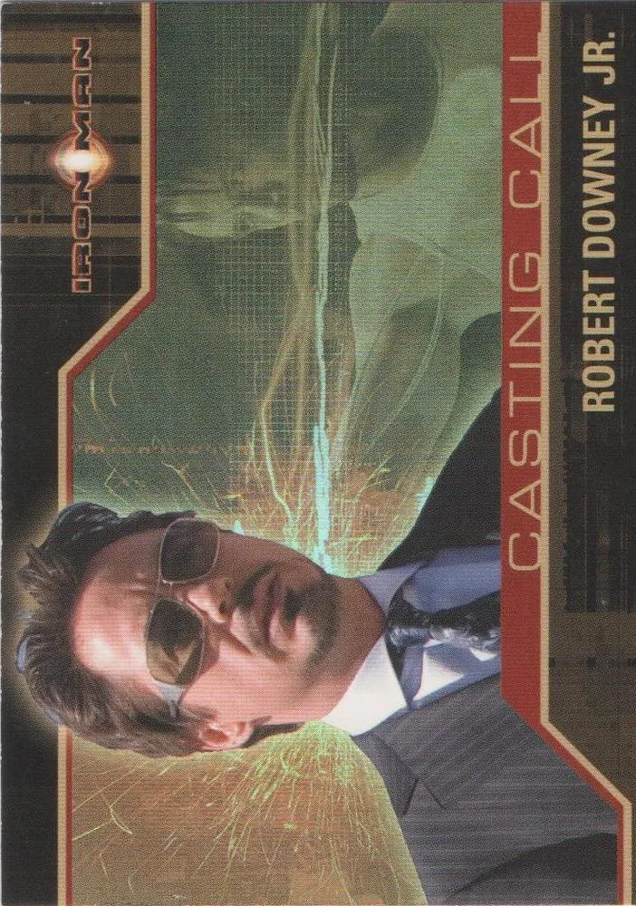 Tony Stark debut card - Robert Downey Jr. - Iron Man