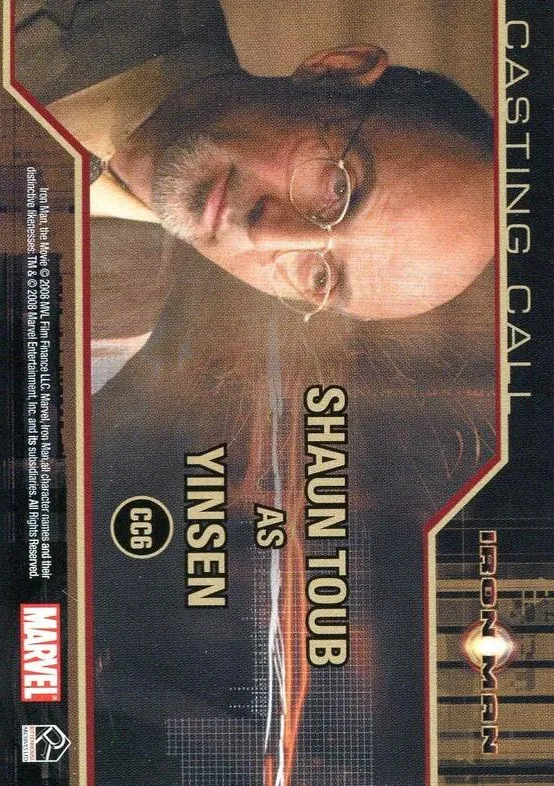 Yinsen - Shaun Toub - back