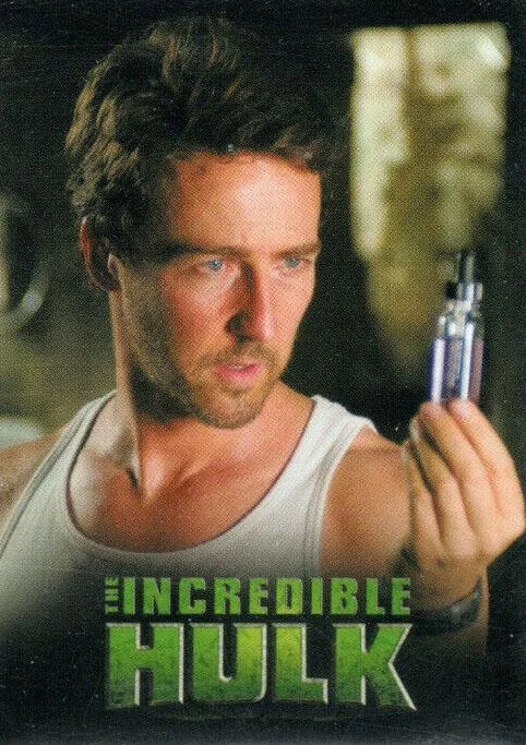 Bruce Banner debut card - Edward Norton - The Incredible Hulk