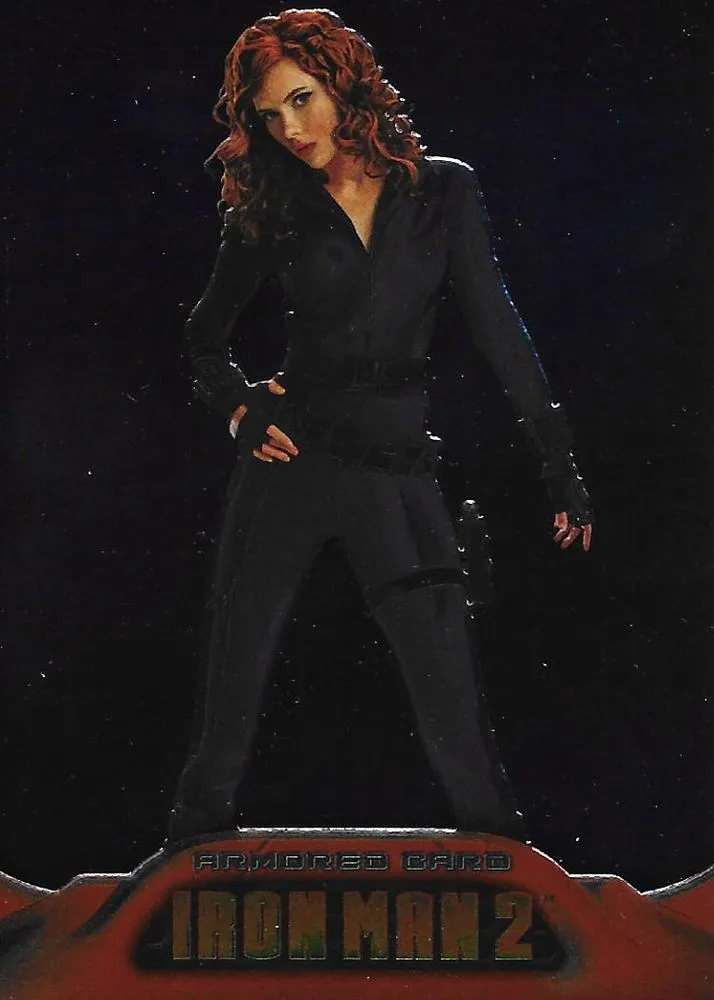 Scarlett Johansson as Black Widow debut card - Iron Man 2
