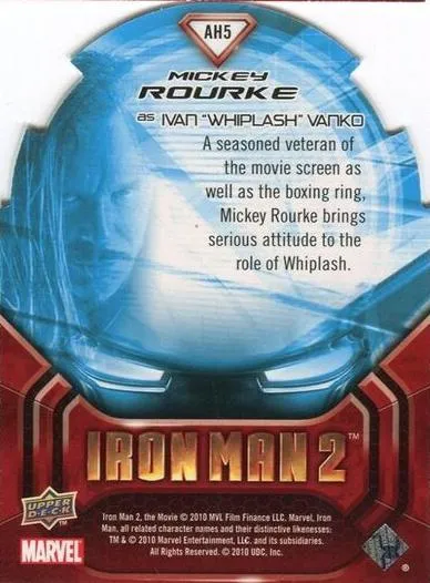 Ivan Vanko - Mickey Rourke - back