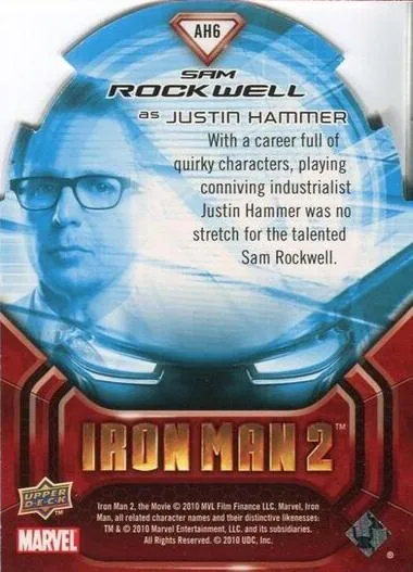 Justin Hammer - Sam Rockwell - back
