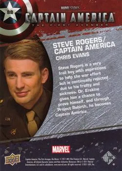 Captain America / Steve Rogers - Chris Evans - back
