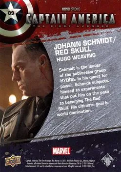 Red Skull / Johann Schmidt - Hugo Weaving - back