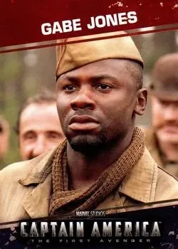 Gabe Jones debut card - Derek Luke - Captain America The First Avenger
