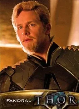 Fandral debut card - Josh Dallas - Thor