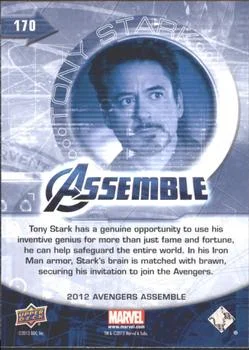 Tony Stark - Robert Downey Jr. - back