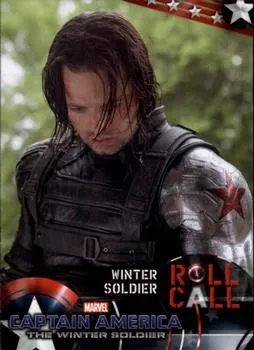 Winter Soldier debut card - Sebastian Stan - Captain America The Winter Soldier