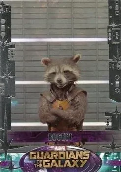 Rocket Raccoon debut card - Bradley Cooper - Guardians of the Galaxy