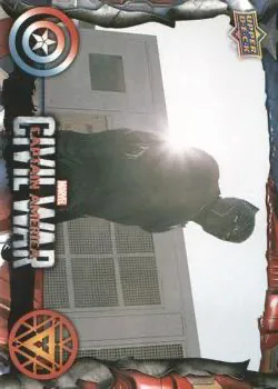Chadwick Boseman as Black Panther debut card - Captain America Civil War