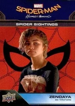 MJ / Michelle Jones debut card - Zendaya - Spider-Man Homecoming