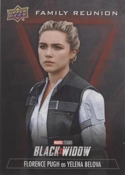 Yelena Belova debut card - Florence Pugh - Black Widow