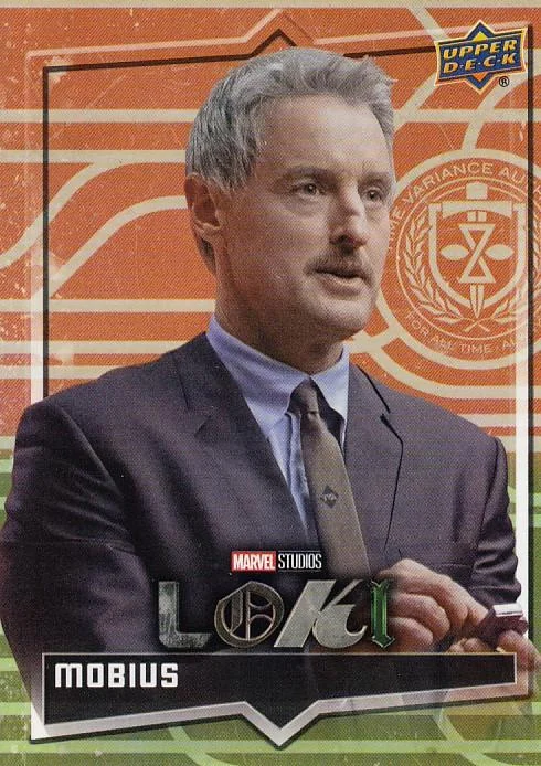 Mobius debut card - Owen Wilson - Marvel Studios 2021