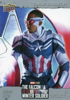 Captain America debut card - Anthony Mackie - The Falcon and The Winter Soldier