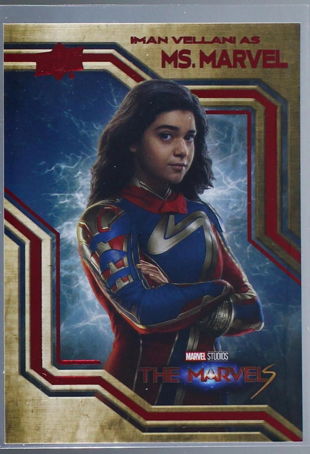 Ms Marvel / Kamala Khan debut card - Iman Vellani - Marvel Studios' The Marvels Weekly