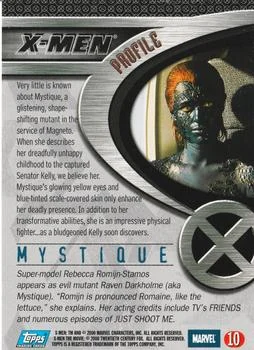 Mystique - Rebecca Romijn - back