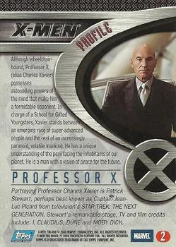Professor X - Patrick Stewart - back