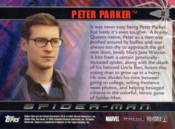 Peter Parker - Tobey Maguire - back