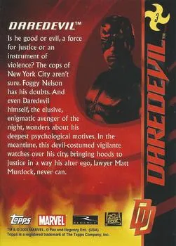 Daredevil - Ben Affleck - back