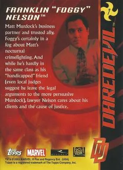 Foggy Nelson - Jon Favreau - back