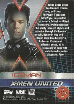Iceman - Shawn Ashmore - back