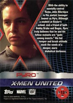 Pyro - Aaron Stanford - back