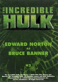 Bruce Banner - Edward Norton - back