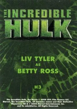 Betty Ross - Liv Tyler - back