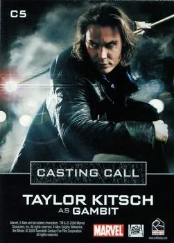 Gambit - Taylor Kitsch - back