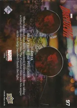 Jon Bernthal as The Punisher debut card - Daredevil Seasons 1 & 2 - back