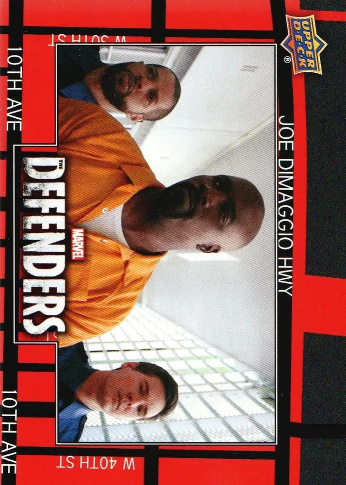 Mike Colter as Luke Cage debut card - The Defenders