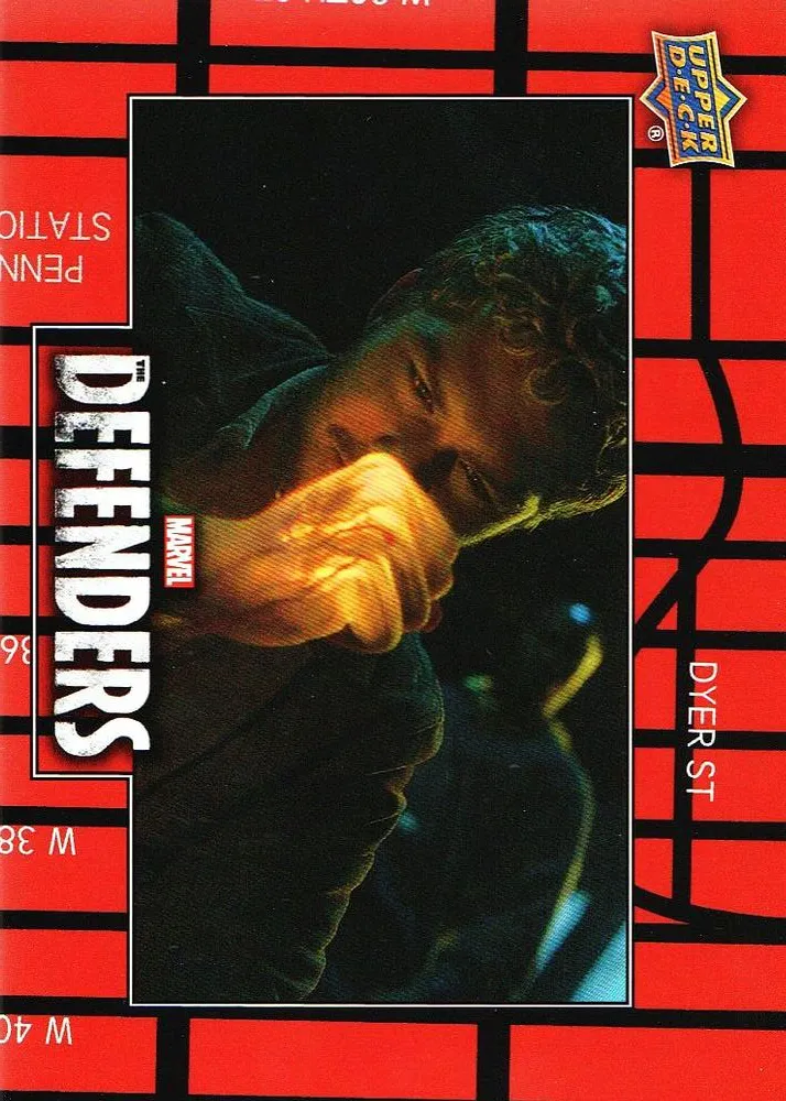 Finn Jones as Iron Fist debut card - The Defenders