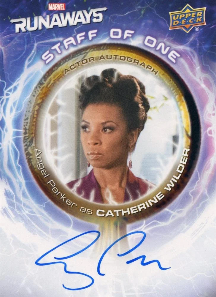 Catherine Wilder debut card - Angel Parker - Runaways