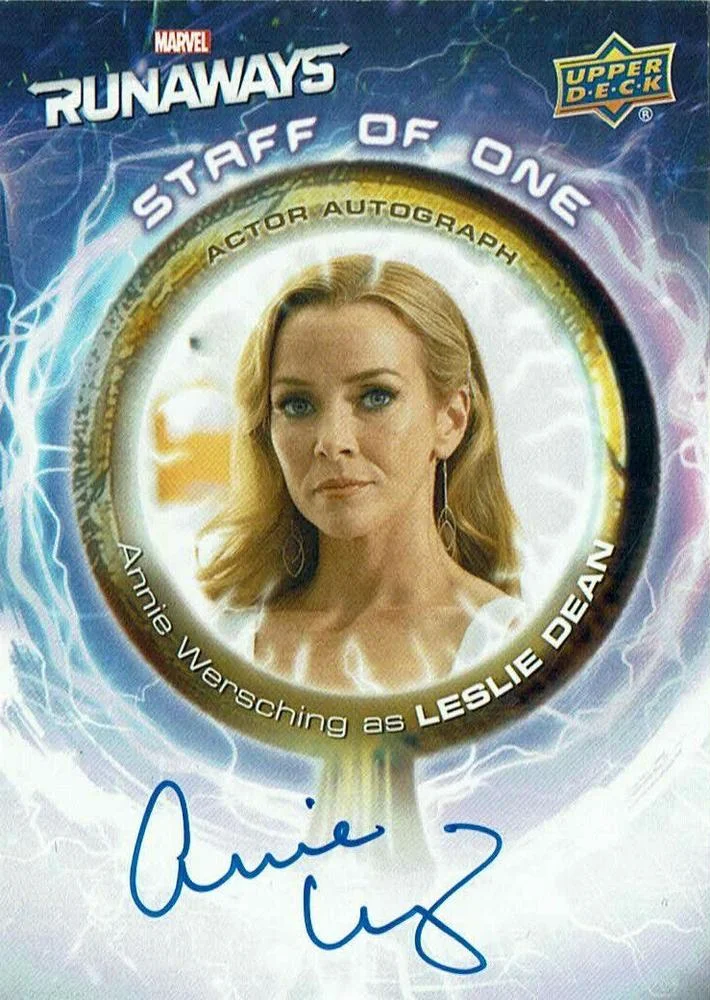 Annie Wersching as Leslie Dean debut card - Runaways