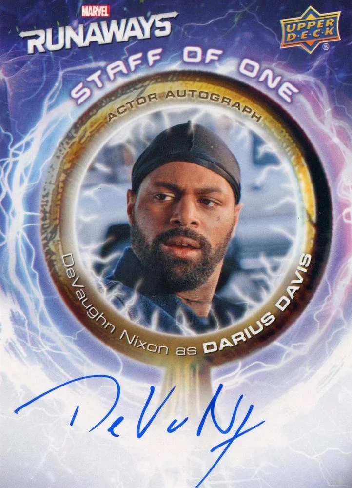 DeVaughn Nixon as Darius Davis debut card - Runaways