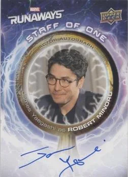 James Yaegashi as Robert Minoru debut card - Runaways