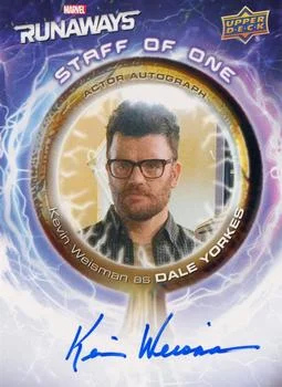 Kevin Weisman as Dale Yorkes debut card - Runaways