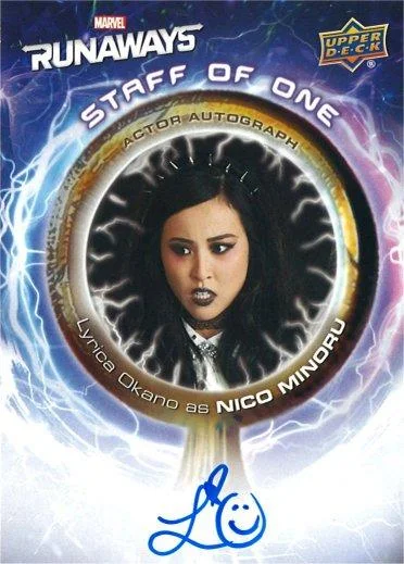 Nico Minoru debut card - Lyrica Okano - Runaways